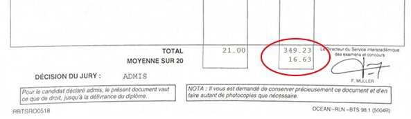 Bulletin relevé de notes de Sarah Maillard pour son BTS PD Bulletin relevé de notes de Sarah Maillard pour son BTS PD